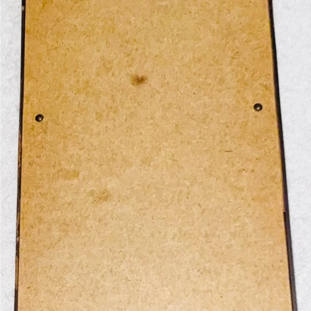 Vintage 70s Wooden Mirror and bulletin board